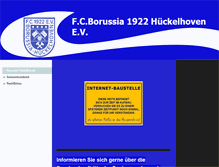 Tablet Screenshot of borussiahueckelhoven.com